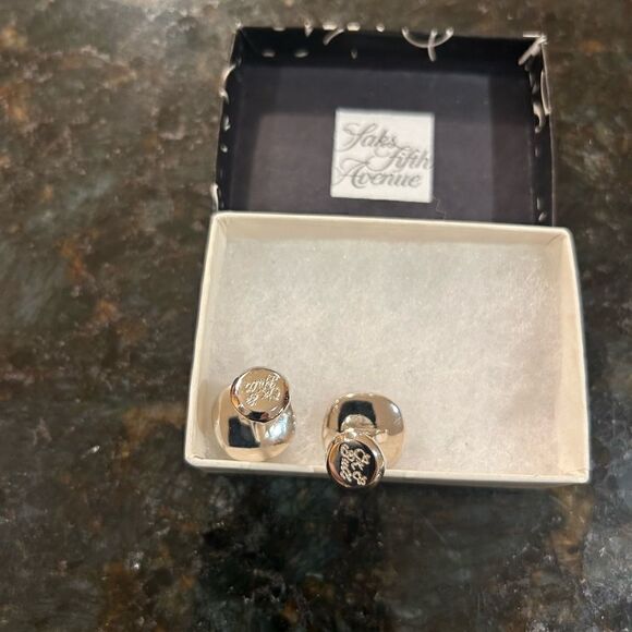 Men’s Ox and Bull , mother of pearl stainless cufflinks - Picture 5 of 7